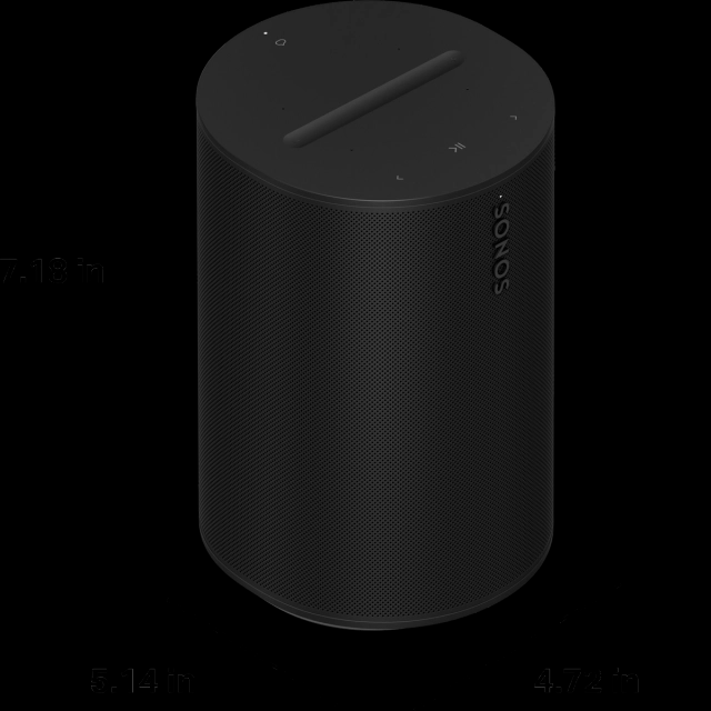 Sonos Era 100 Dimensions - Black