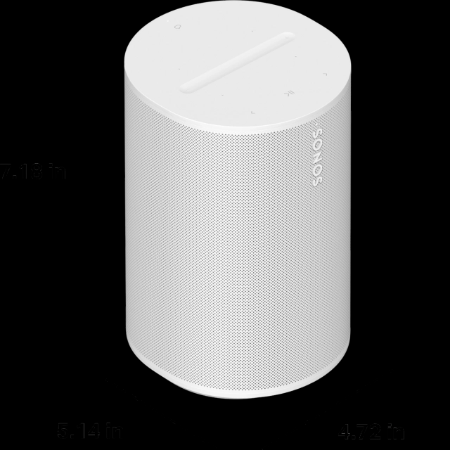 Sonos Era 100 Dimensions - White