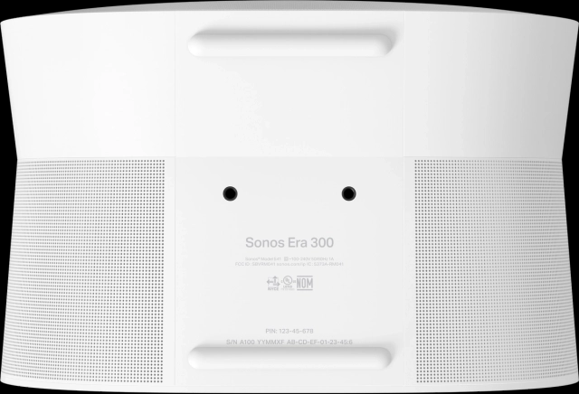 Sonos Era 300 Bottom View - White