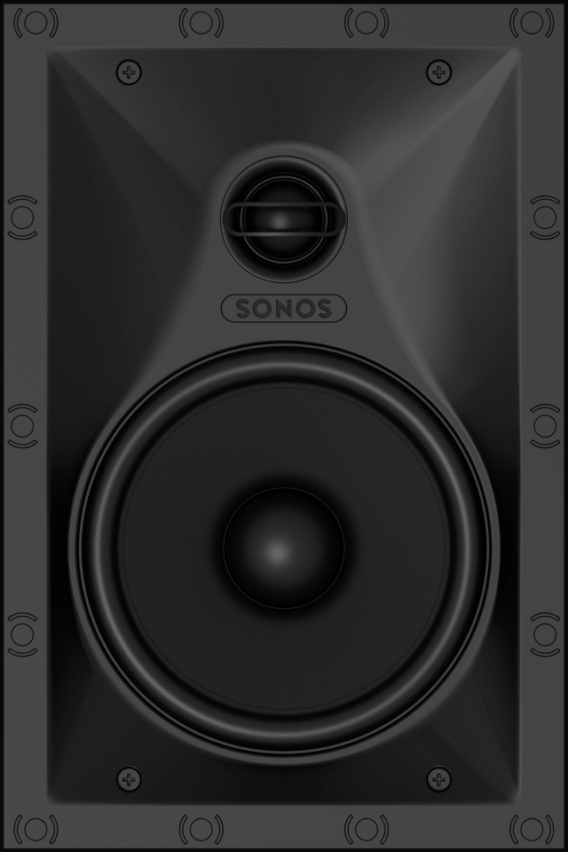 In-Wall Speakers Front View