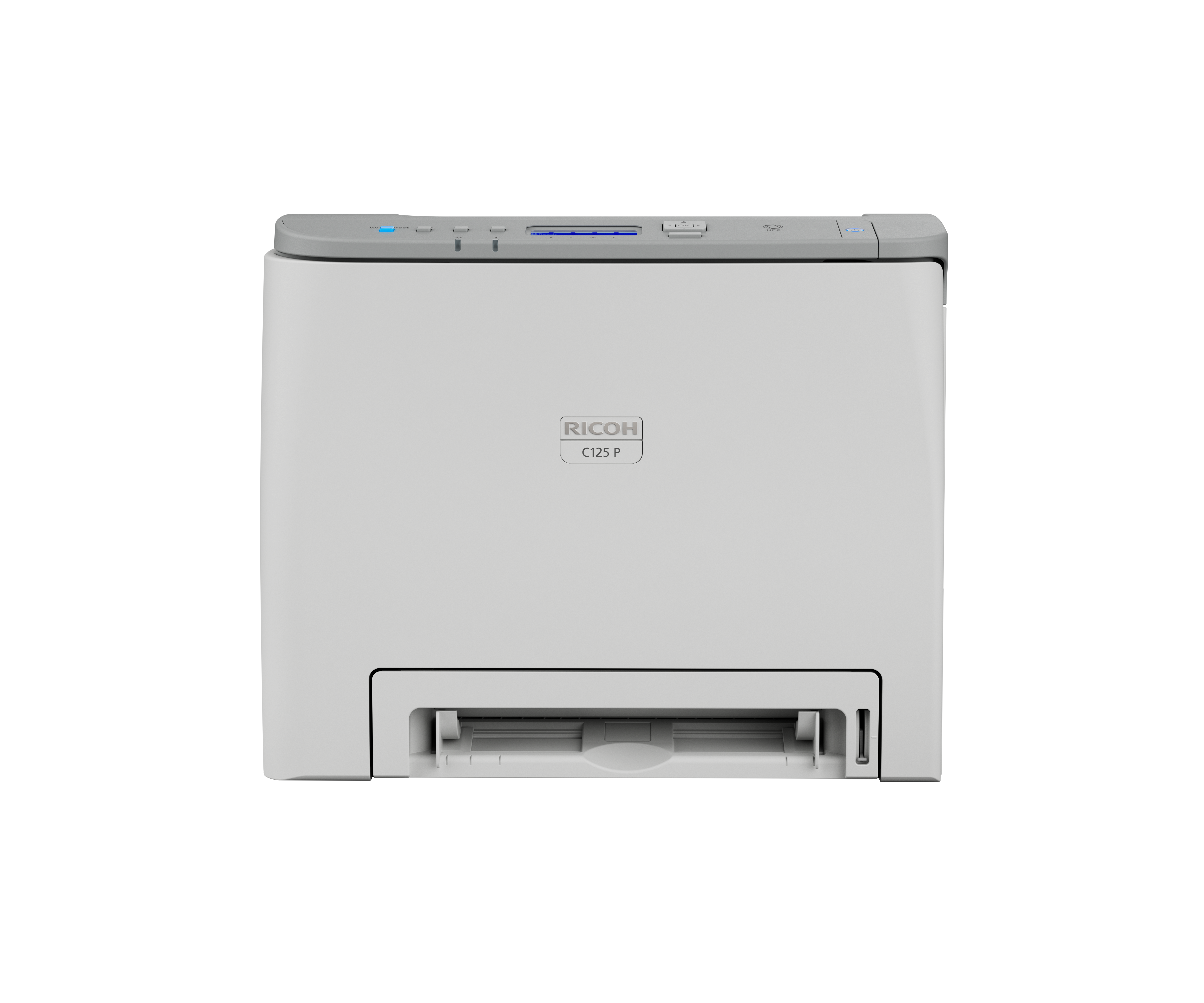 Straight angle view of RICOH C125 P Printer